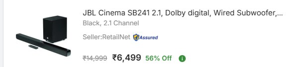 - Jbl Bluetooth Soundbar At Rs 6499 – Best Price in India