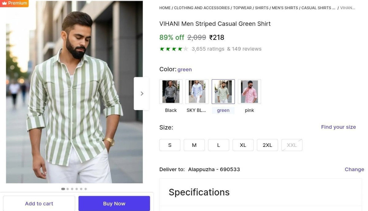 Men Striped Casual Shirt At 218 More Deals Click Here Must Read – Best Pric