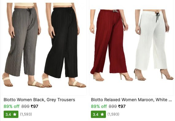 Shopsy Loot Deals Trousers Jeans From 97 Bedsheets From 99 Women S Flats Fr