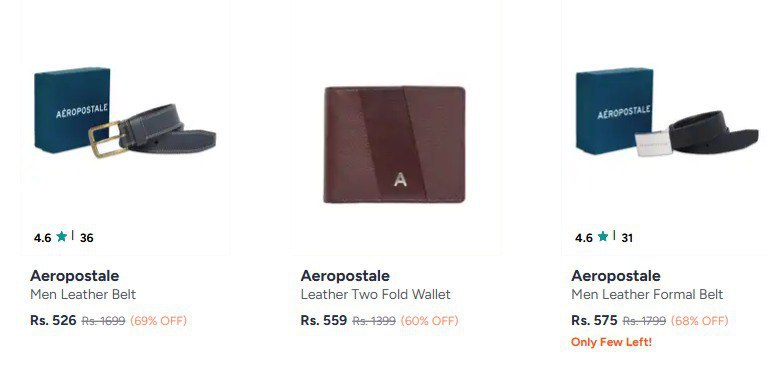Myntra Loot 73 On Belts And Wallets Allen Solly Belts And Wallets Min 50 Lo