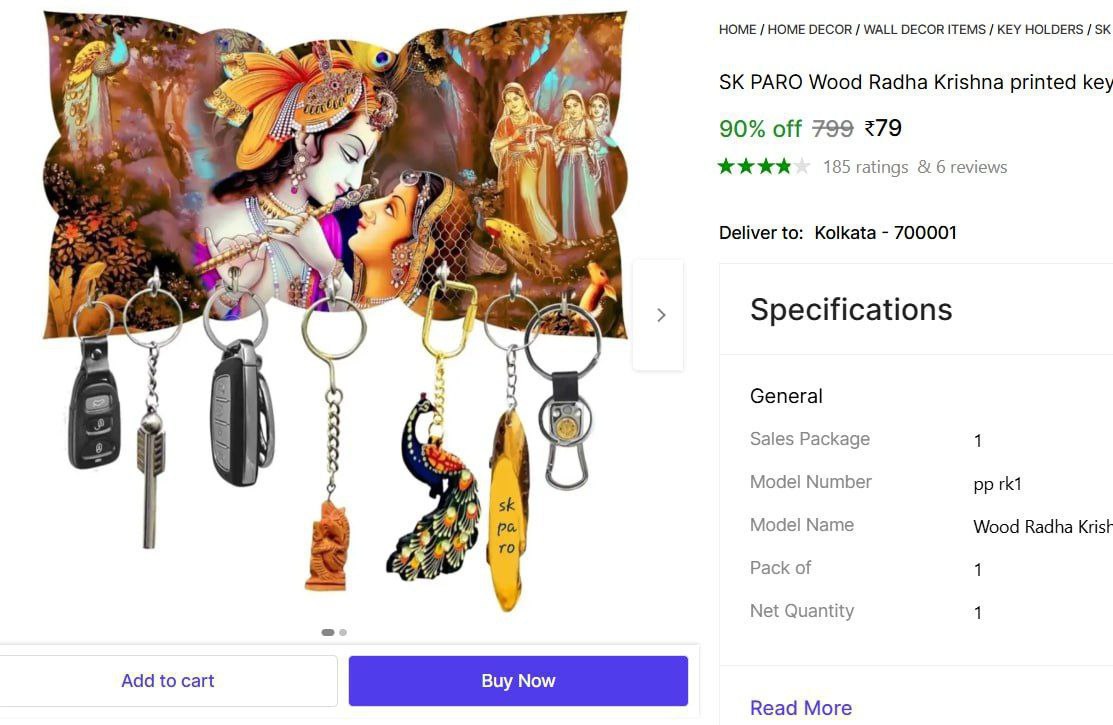 Wooden Key Holder 79 – Best Price in India