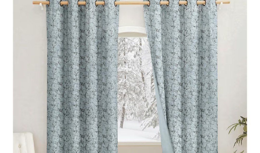Feet Printed Long Door Curtains Set Of 2 At 501 – Best Price in India