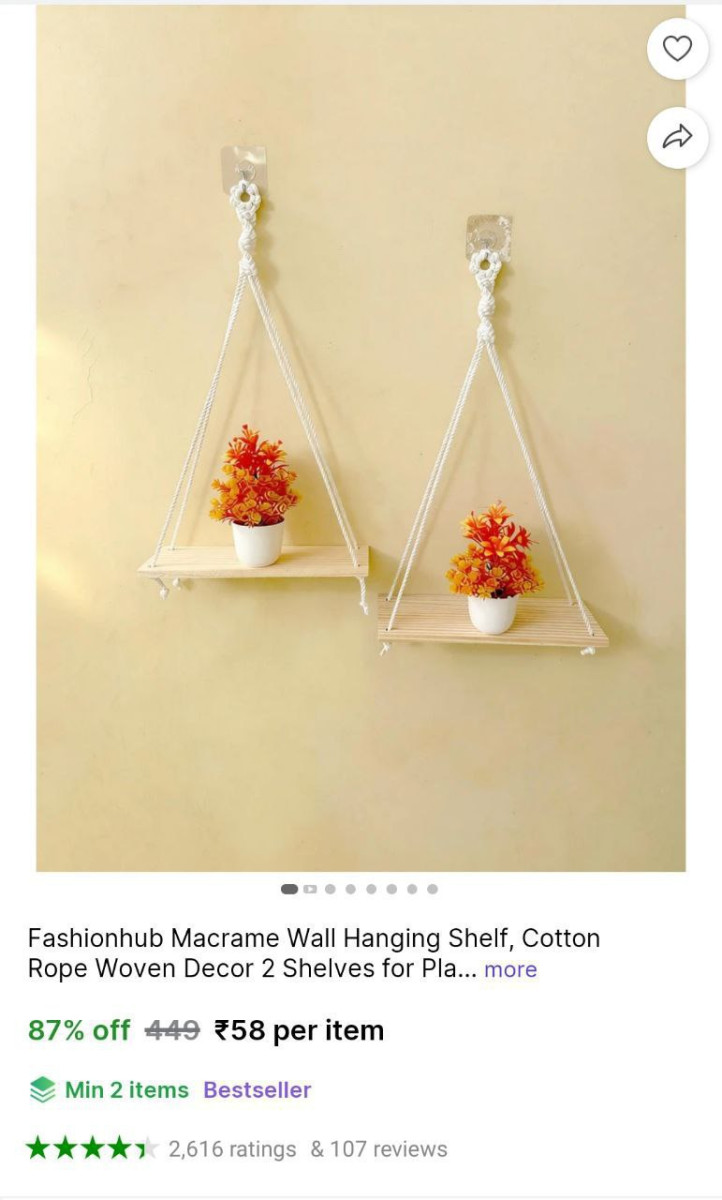 Wall Hanging Shelf 58min Buy 2 Qnty More Deals Click Here Must Read – Best 