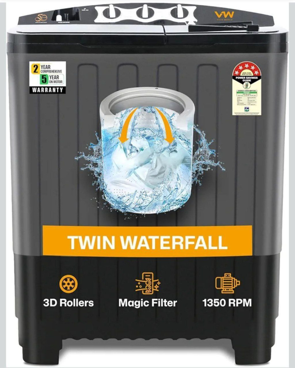 Grabvw 7 5kg 5 Star Semi-automatic Top Load Washing Machine At 6899 – Best 