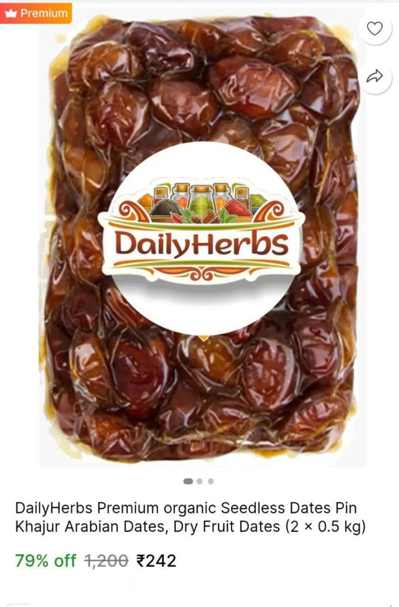 Seedless Dates 1kg 242 – Best Price in India