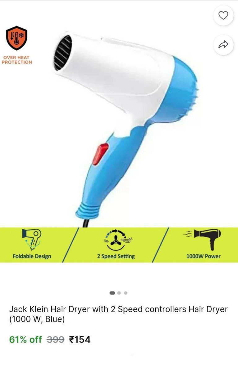 Speed Controllers Hair Dryer 154 – Best Price in India