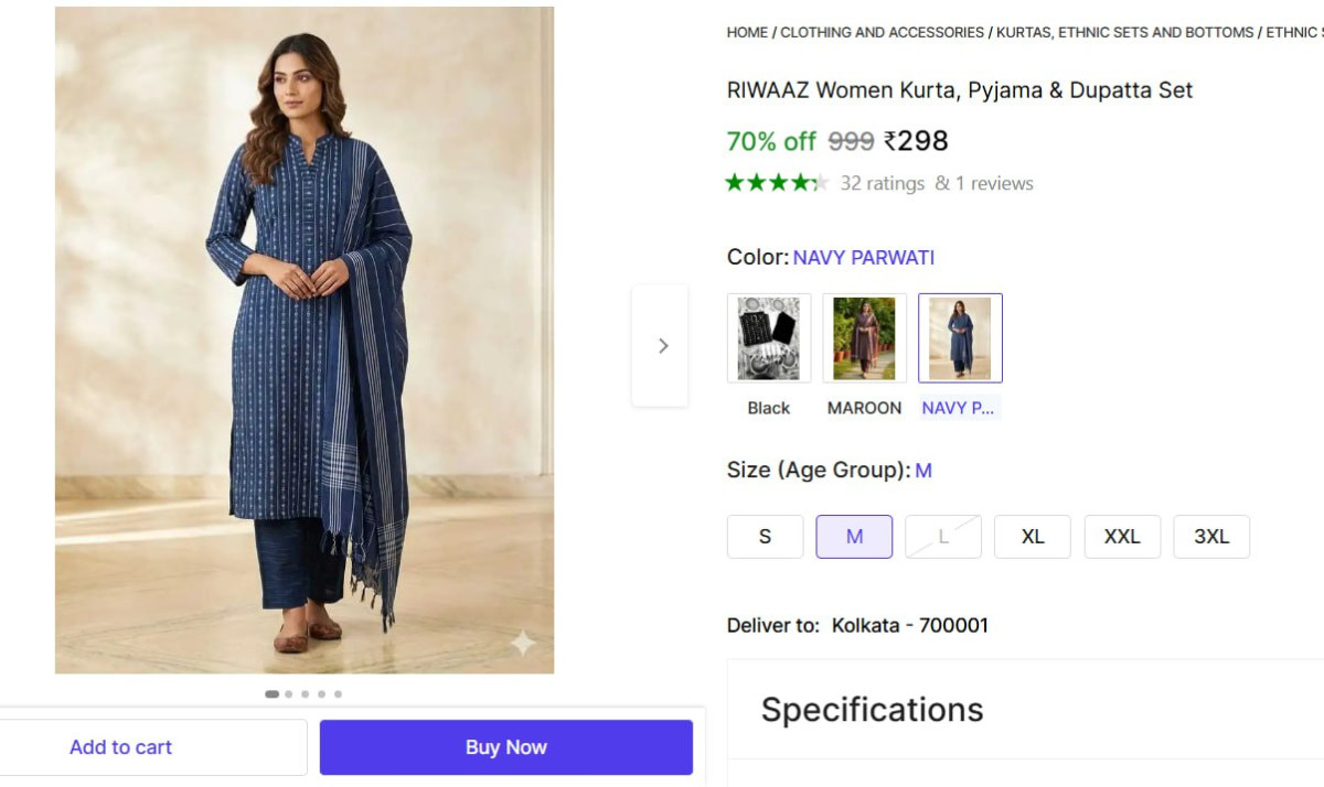 Shopsy Crazy Budget Deals Daily Essentials At Steal Prices Kurta Pyjama Dup