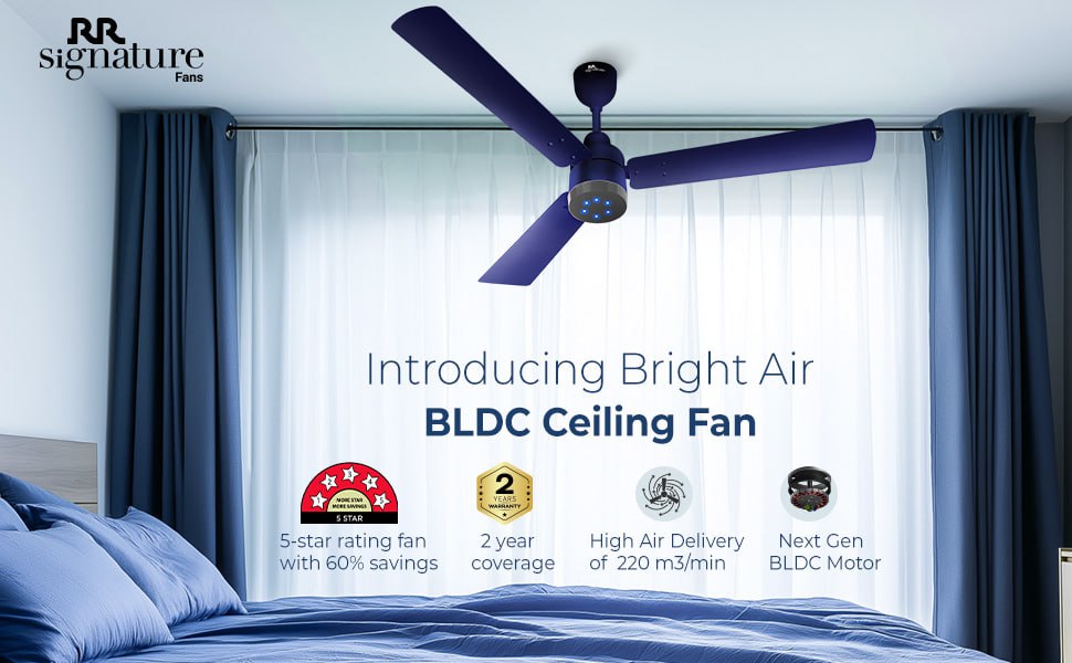 Rr Signature 1200mm Bldc Ceiling Fan 2199 – Best Price in India