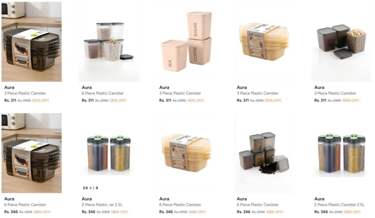 Myntra Loot 90 - Aura Container – Best Price in India