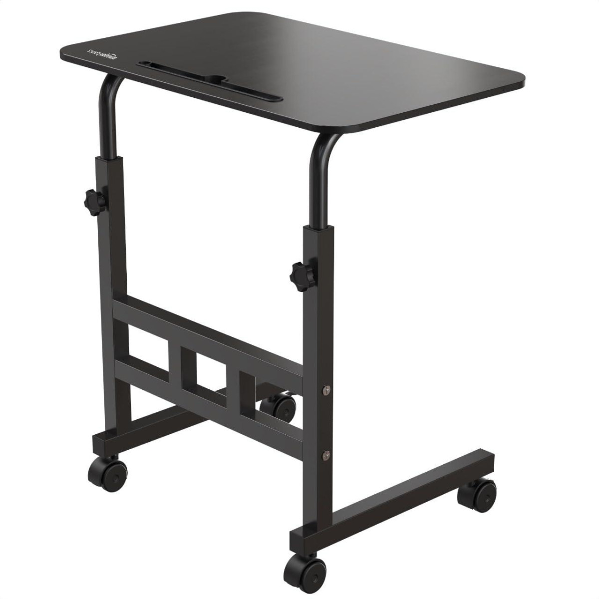 Ismart Technology Amazon Basics Adjustable Height Wooden Table With Wheels 