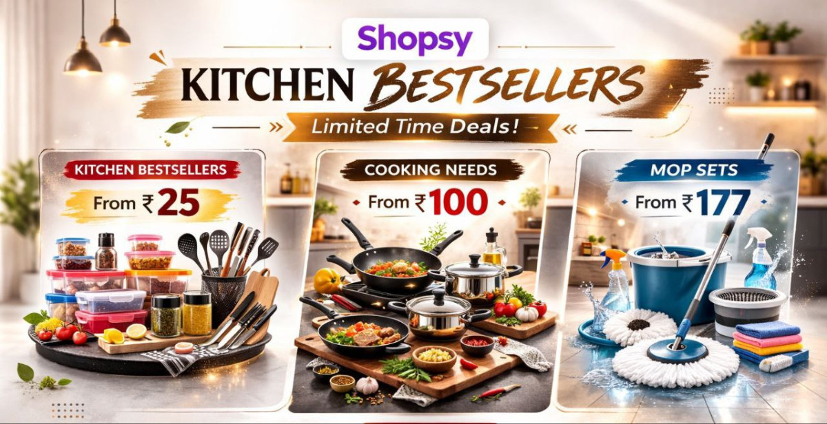 Shopsy Loot 60 On Home Essentials Kitchen Bestsellers From 25 Cooking Needs