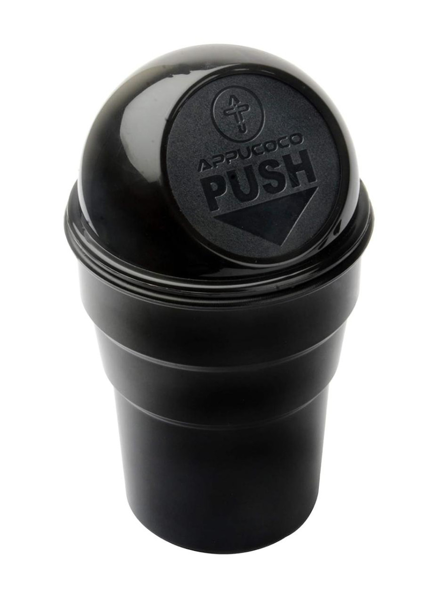 Mini Car Trash Bin Can Holder Dustbin - Black 118 – Best Price in India