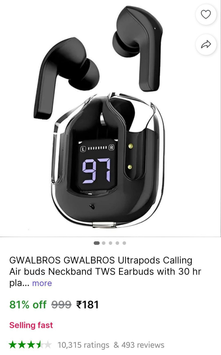 Gwalbros Ultrapods Calling Air Buds 181 – Best Price in India