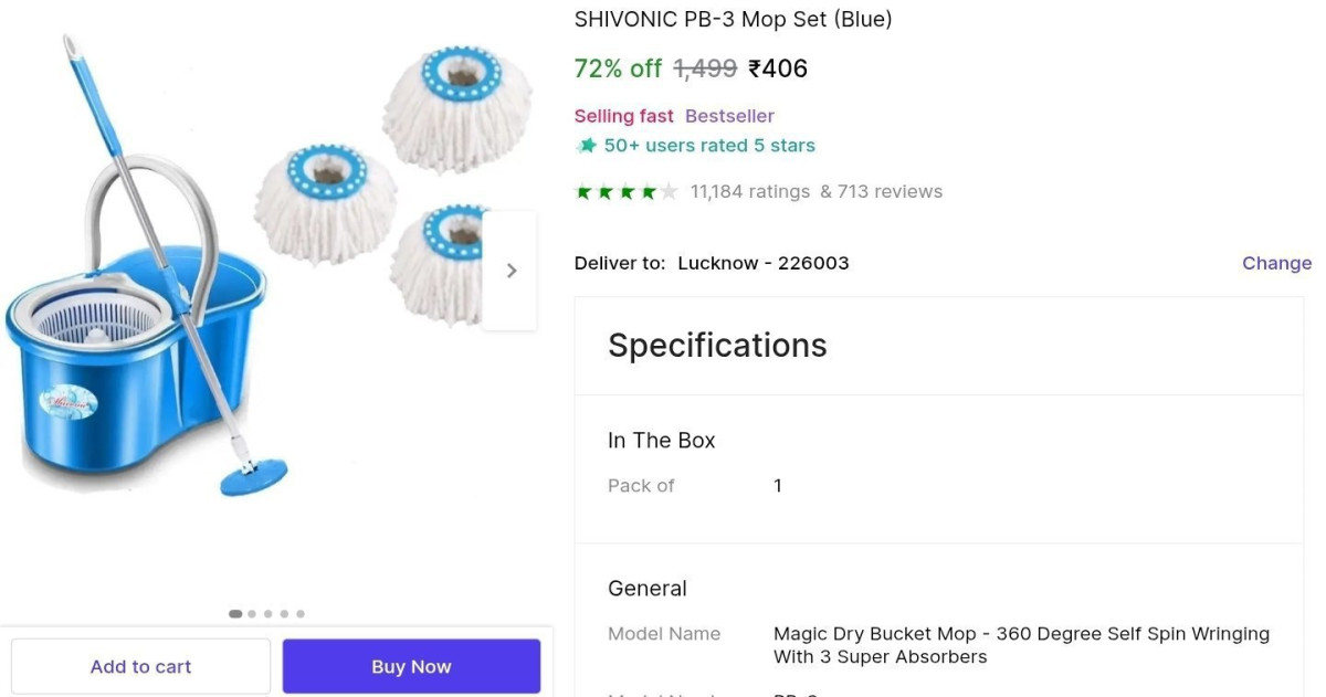 Spin Mop Set With 3 Head At 406 More Deals Click Here Must Read – Best Pric