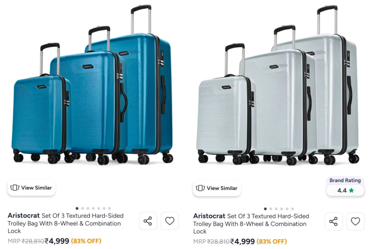 Aristocrat Luggage (set Of 3) At 4999 – Best Price in India