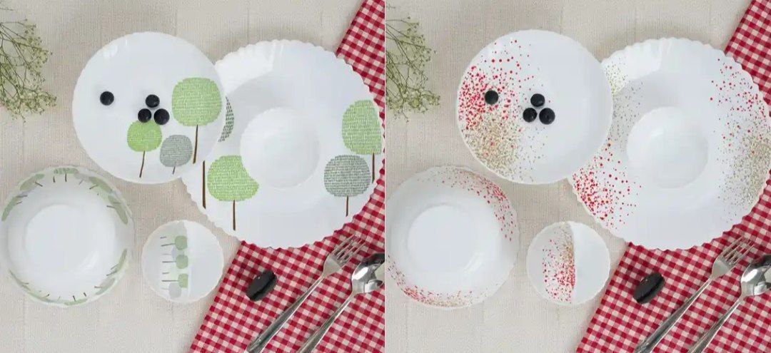 Grabupto 62 Larah By Borosil Dinner Set Start At Rs 828 – Best Price in Ind