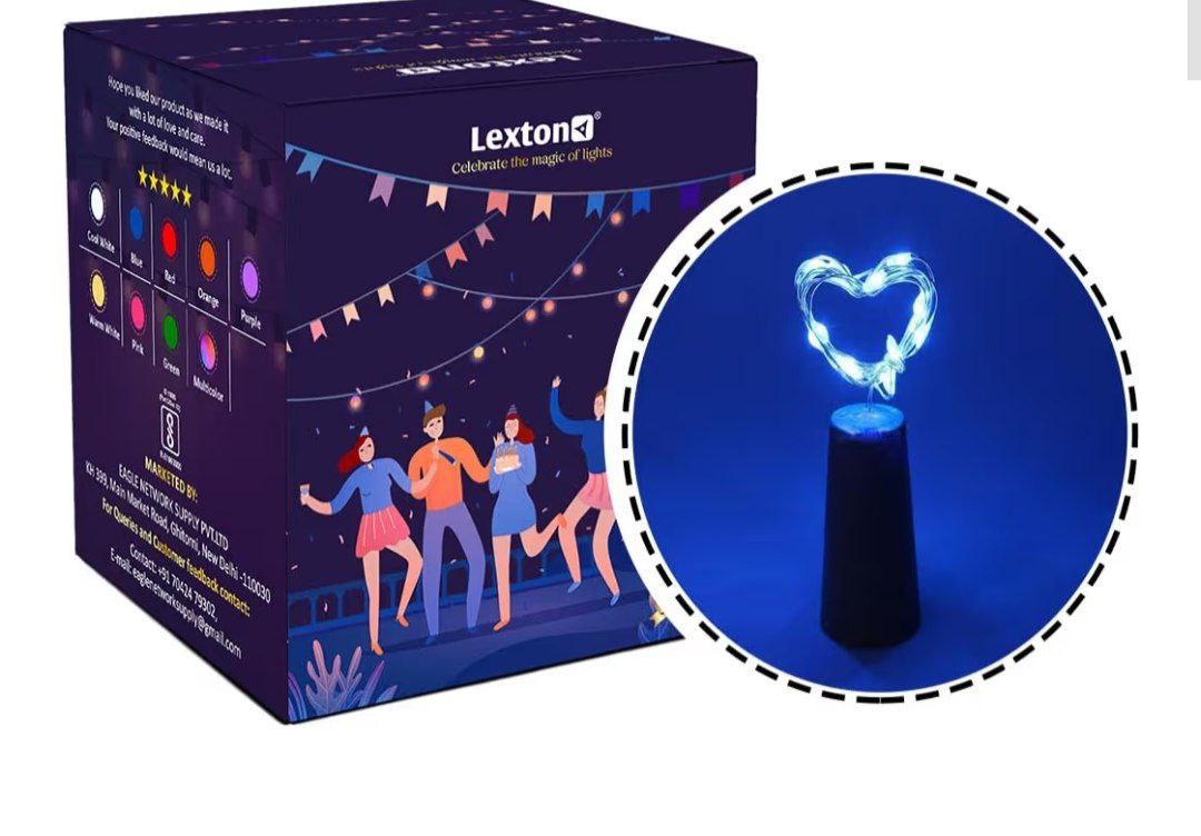 Blue Copper String Light 50 Min 2 Qnty – Best Price in India