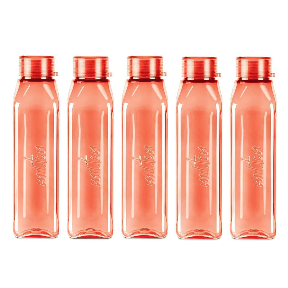 Milton Prime 1000 Pet Water Bottle Set Of 5 1 Litre Each Red 367 – Best Pri