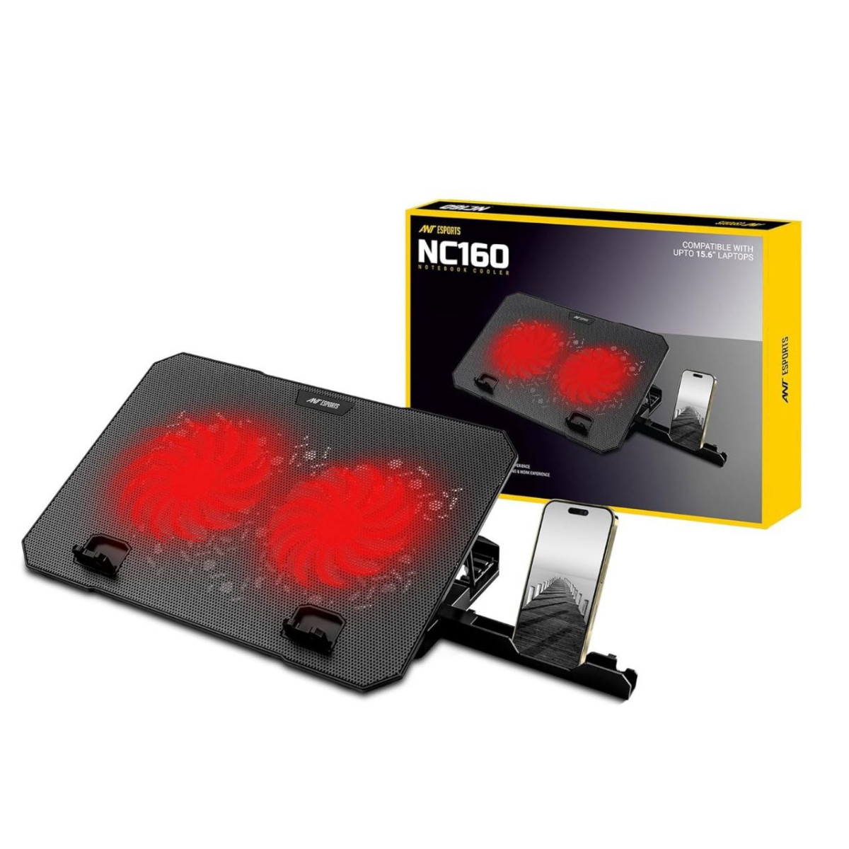 Ant Esports Nc160 Laptop Cooling Pad Laptop Cooler With Mobile Holder 449 –