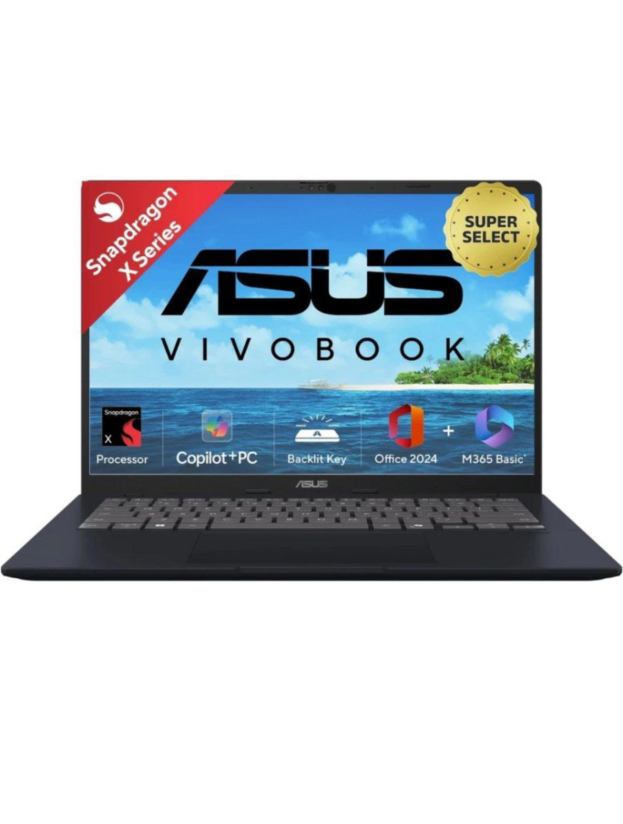 Asus Vivobook 14 (2025) With Office 2024 M365 Basic Backlit Keyboard Snapdr