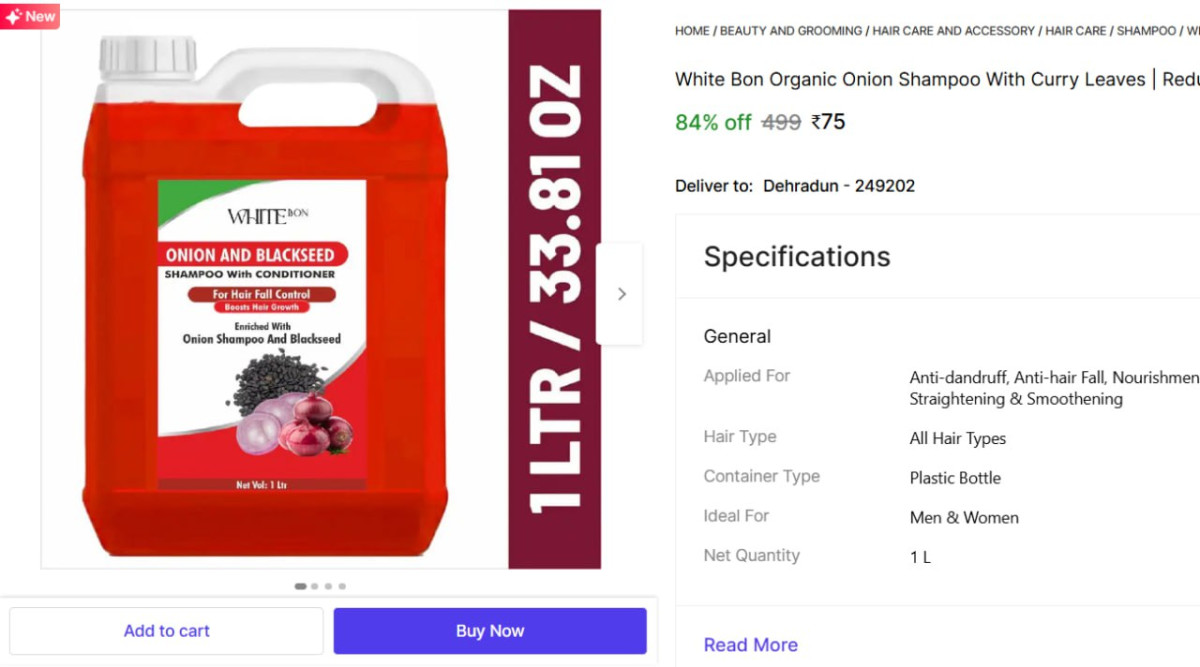 Shampoo (1 Ltr) 75 – Best Price in India