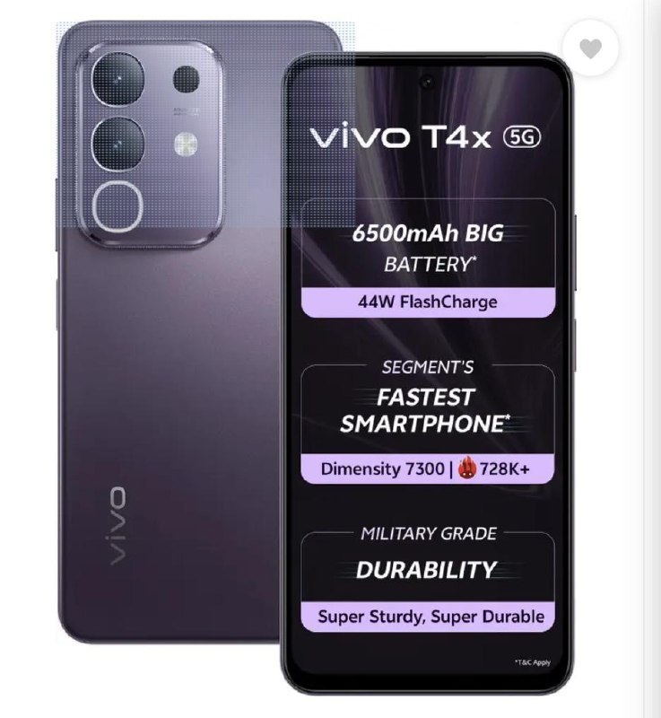 Vivo T4x 6 128 12747 3025 Via Hdfc Business Card – Best Price in India