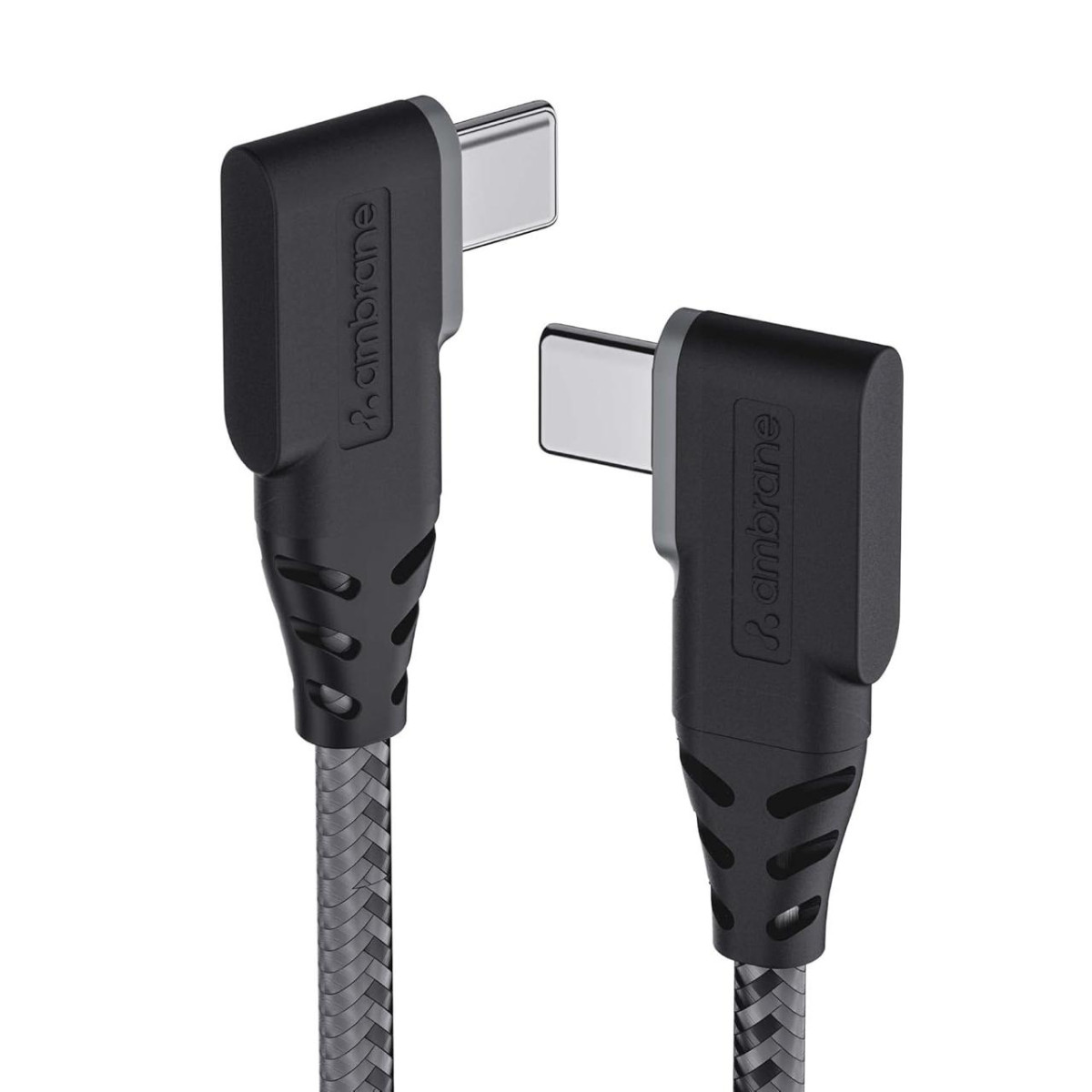 Ambrane Type C To Type C 60w Fast Charging L Shape For Easy Holding 129 – B