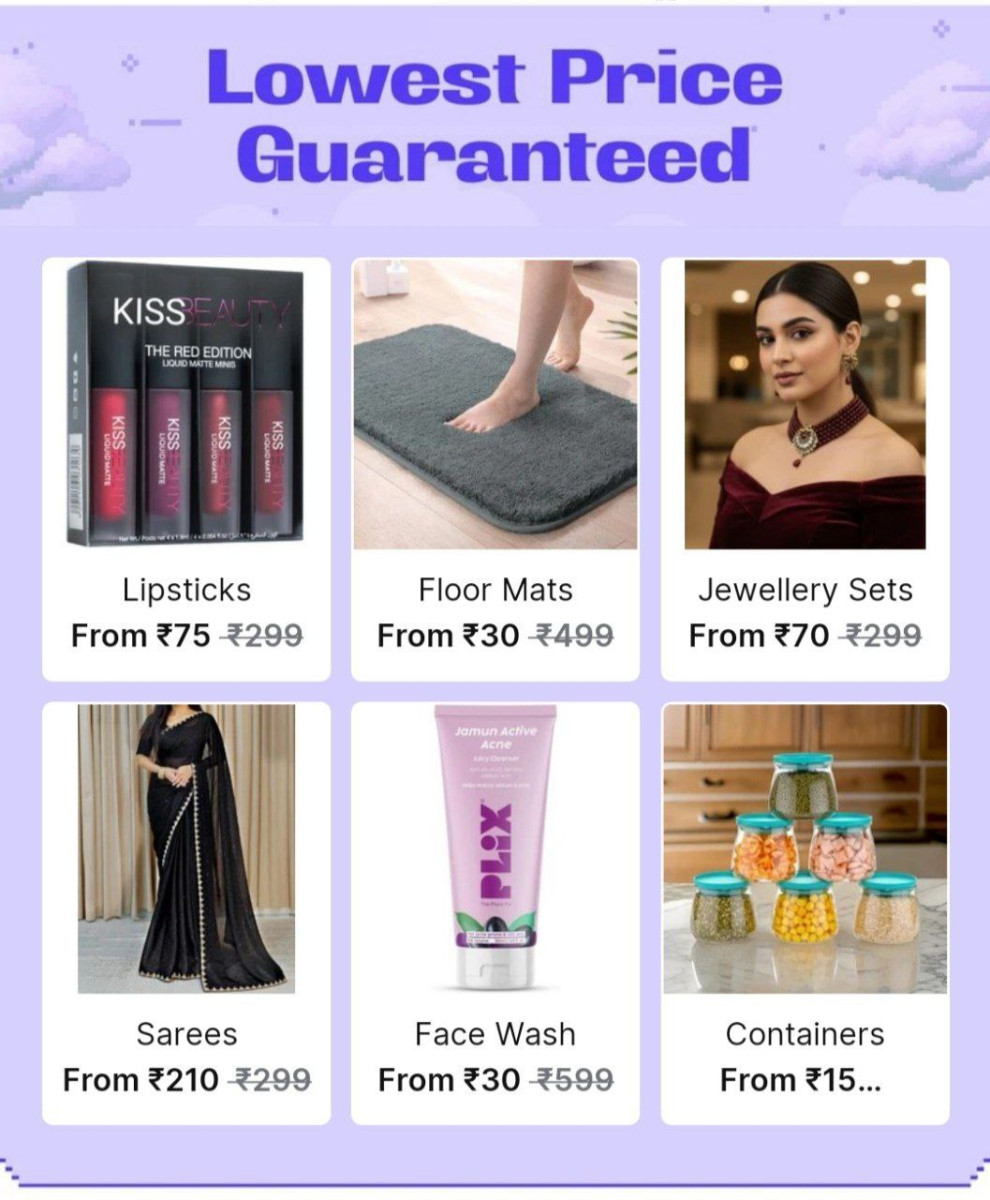 Get Lowest Deals Live – Best Price in India