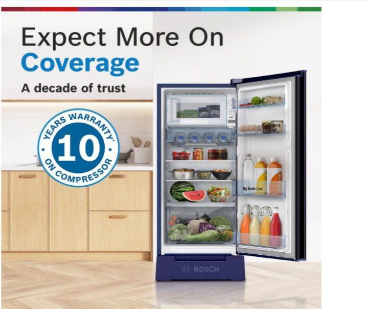 Bosch 187 L 3 Star Single Door Refrigerator 13 761 16 860flat 1 500 With Bo