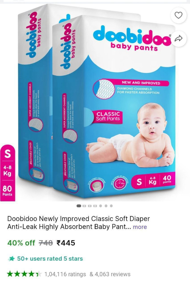 Baby Pants (80 Pieces) 445 – Best Price in India