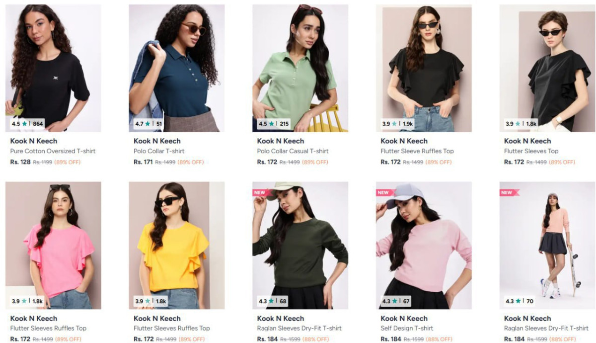 On Kook N Keech Clothing Men S Women S – Best Price in India