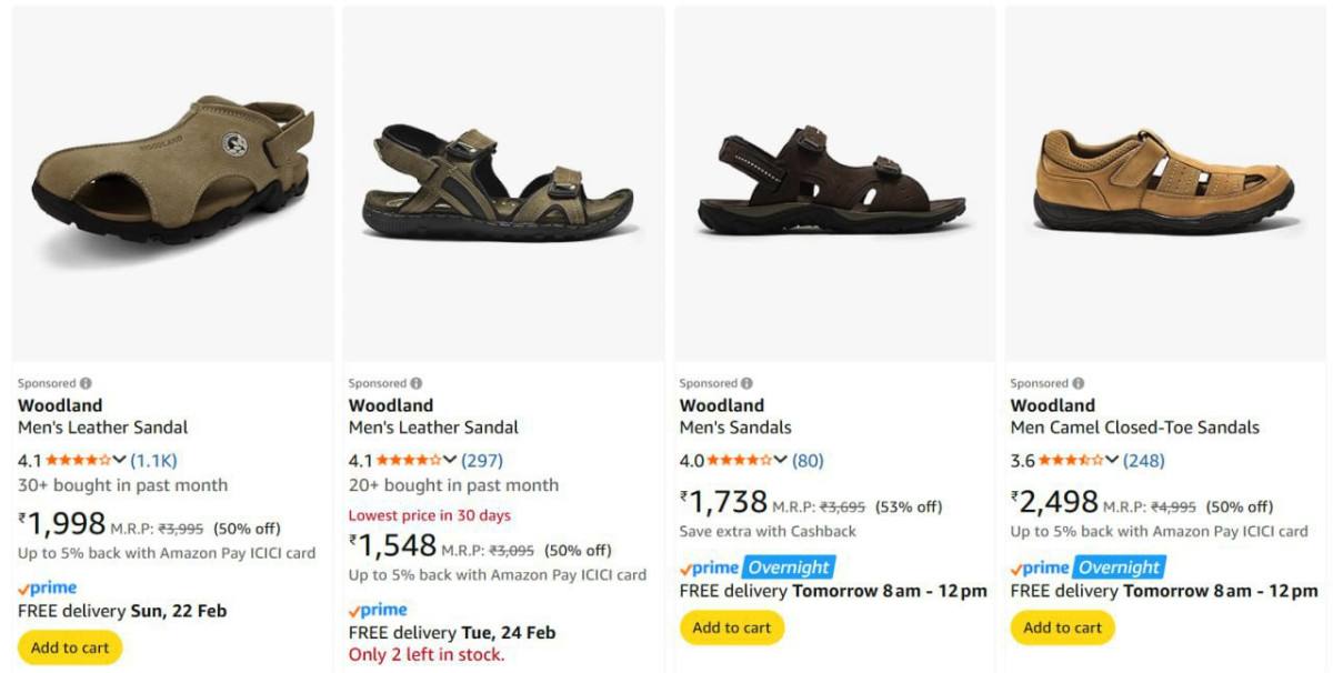 Woodland Footwear 80 – Best Price in India