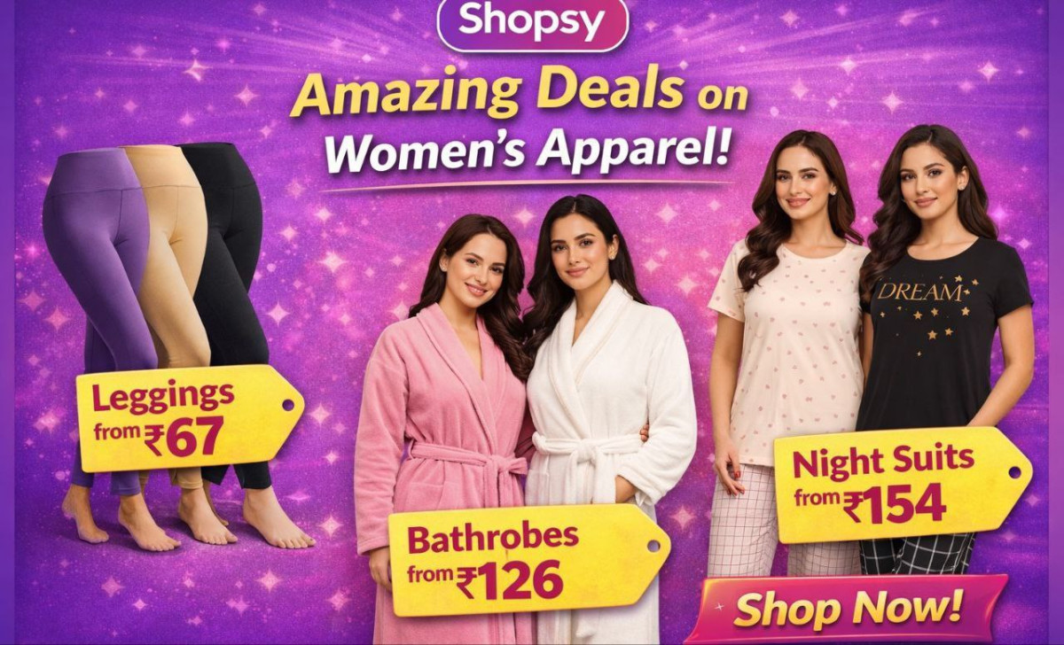 Shopsy Loot- 80 On Women Essentials Leggings From 67 Bathrobes From 126 Nig