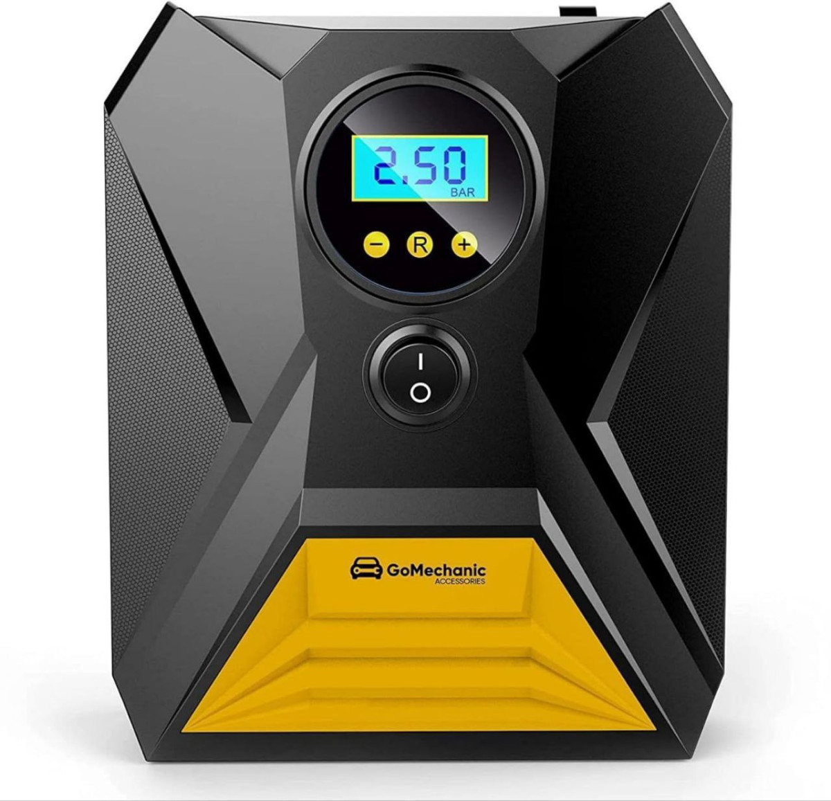 Gomechanic Gusto Digital Tyre Inflator For Cars Bikes 150 Psi 12v Dc Portab