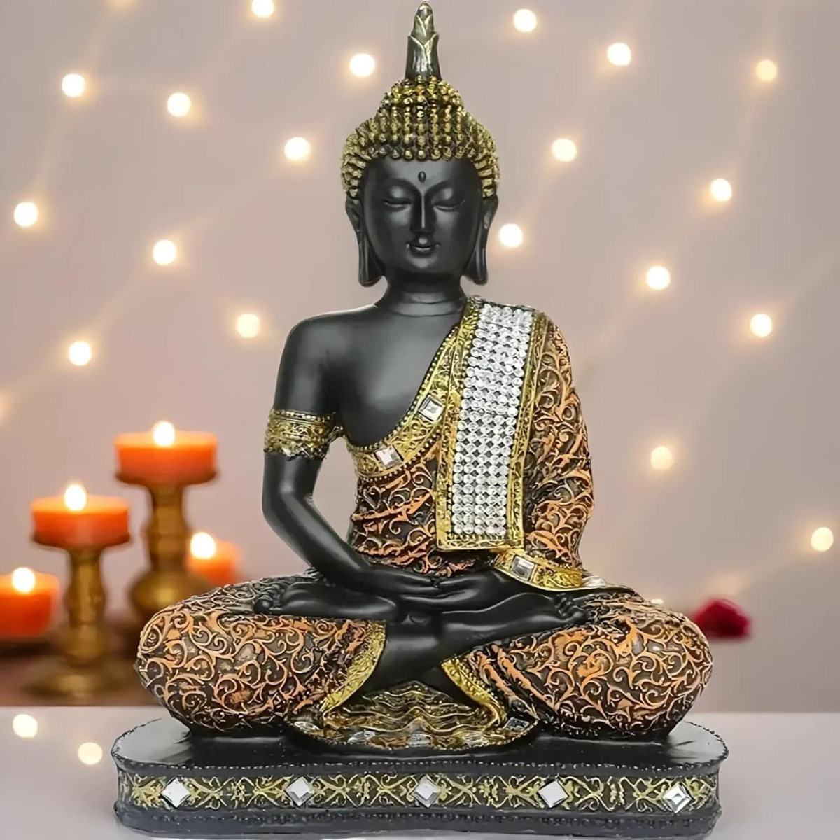 Global Grabbers New Limited Edition 25 Centimetre Meditating Sitting Buddha