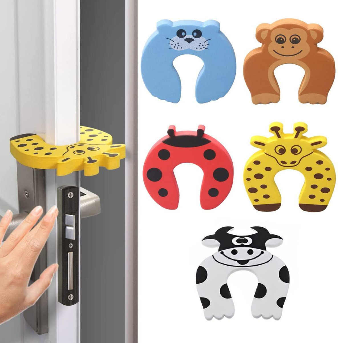 Syga 5 Pcs Children Safety Door Pinch Guard 163 – Best Price in India