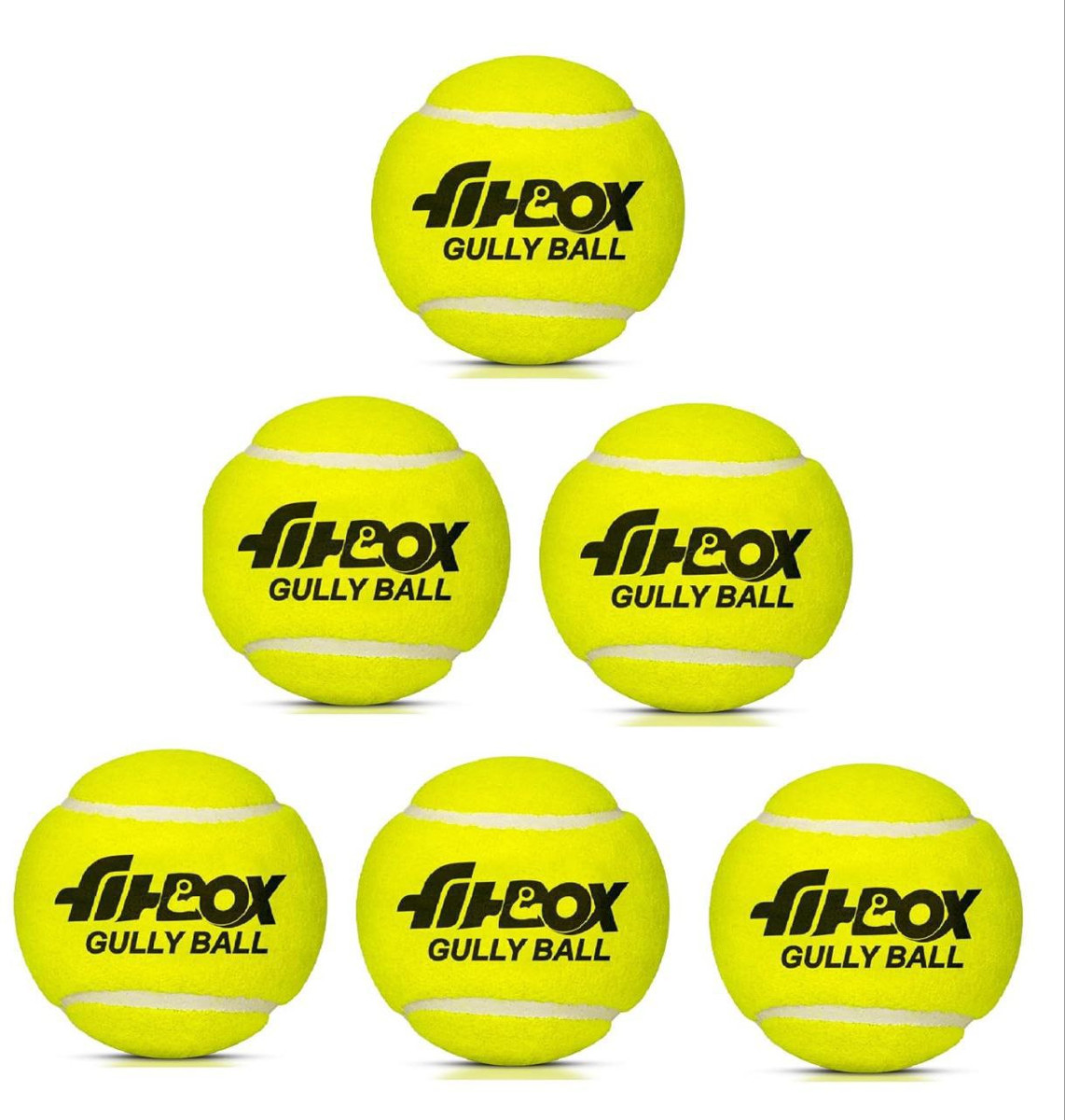 Fitbox Sports Blend Gully Ball (pack Of 6) Cricket Ball – Best Price in Ind