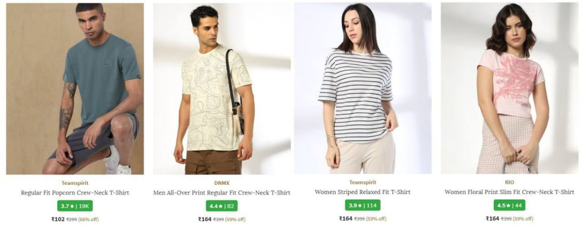 Ajio Topwear Clothing Under Rs 199 Men S Women S Boys Girls Baby – Best Pri