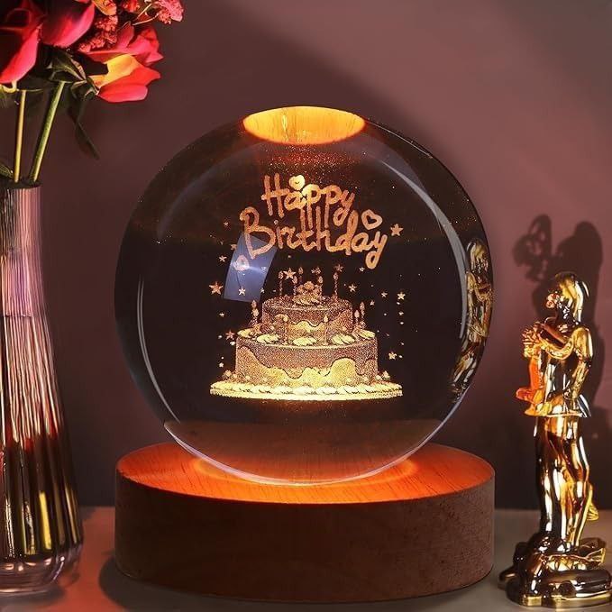 Desidiya 3d Crystal Happy Birthday Lamp Engraved Crystal Ball Led 247 – Bes