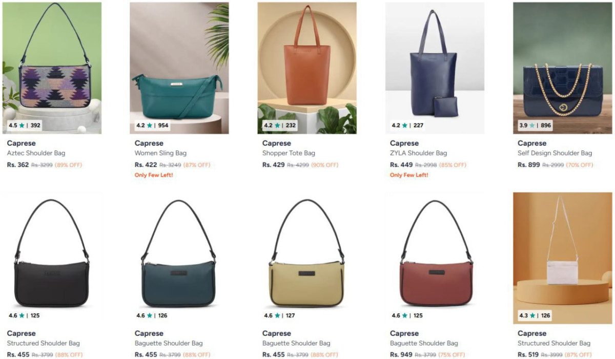 On Caprese Handbags – Best Price in India