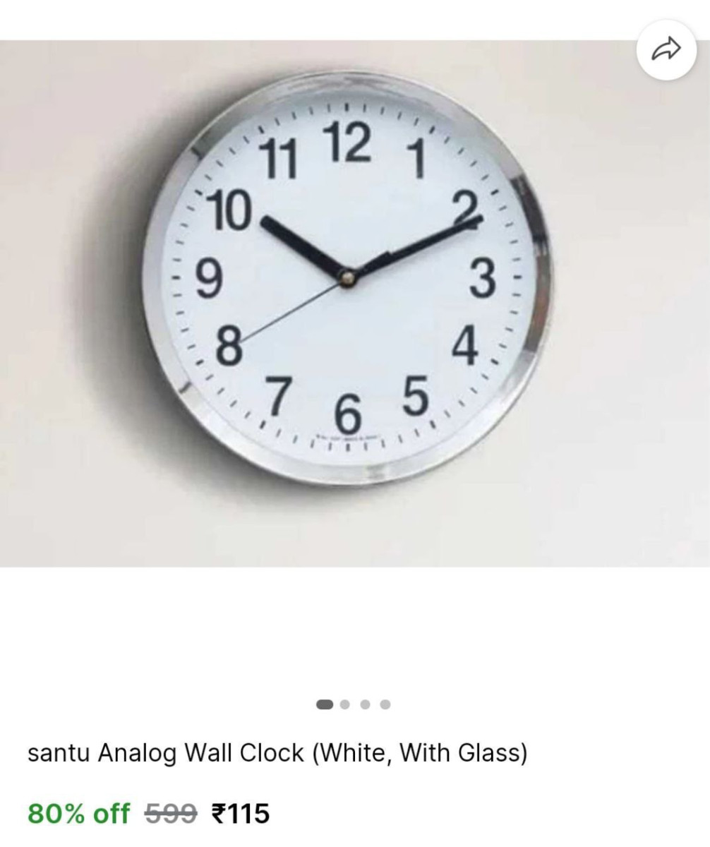 Analog Wall Clock 115 – Best Price in India