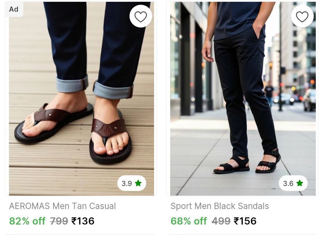 Sandals And Clogs Starts 136 – Best Price in India