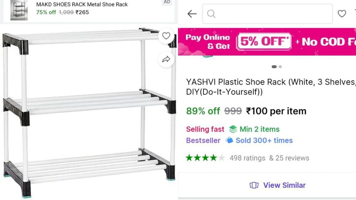 D I Y Shoe Rack 100min Buy - 2 Qty – Best Price in India