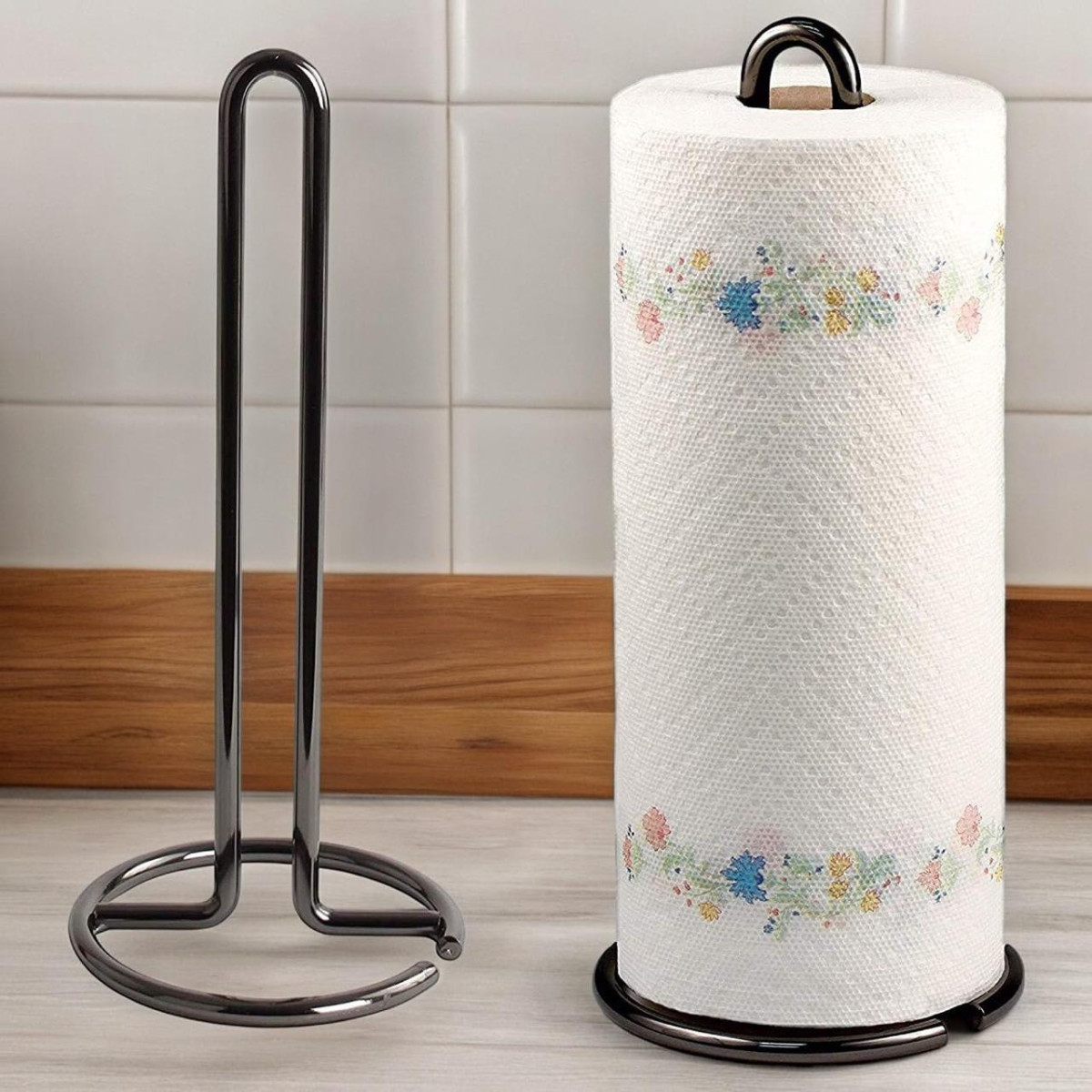 Metal Black Tissue Roll Paper Holder Paper Towel Holder 139 – Best Price in