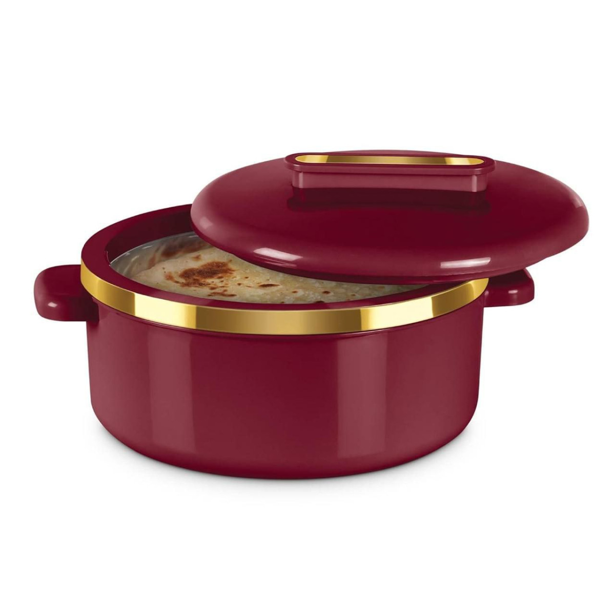 Milton Curve 1500 Inner Stainless Steel Casserole 1300 Ml Maroon – Best Pri