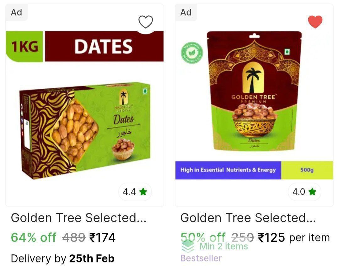 Zahidi Dates 1kg From 174 – Best Price in India