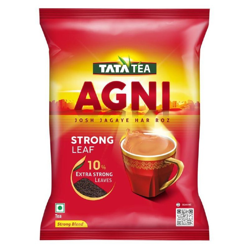 Tata Tea Agni 1kg Strong Chai With 10 Extra Strong Leaves Black Tea 208 – B