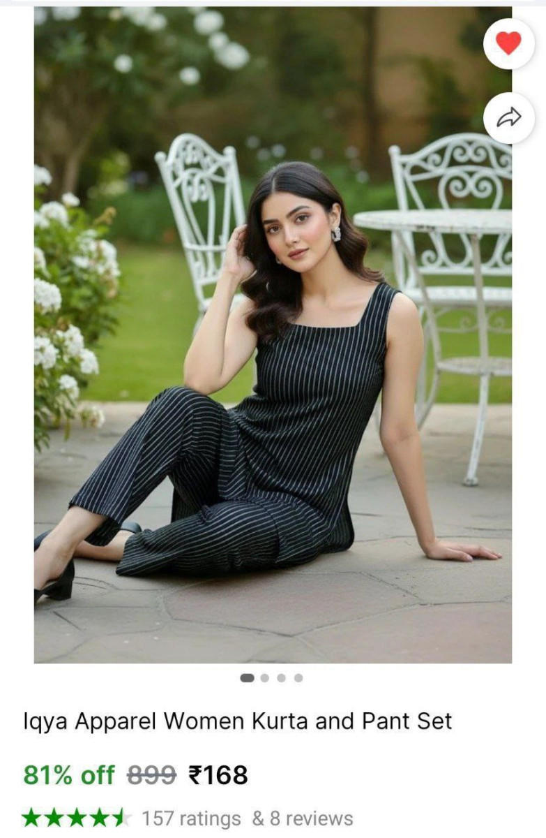 Grab Women Kurta Pant Set 168 – Best Price in India