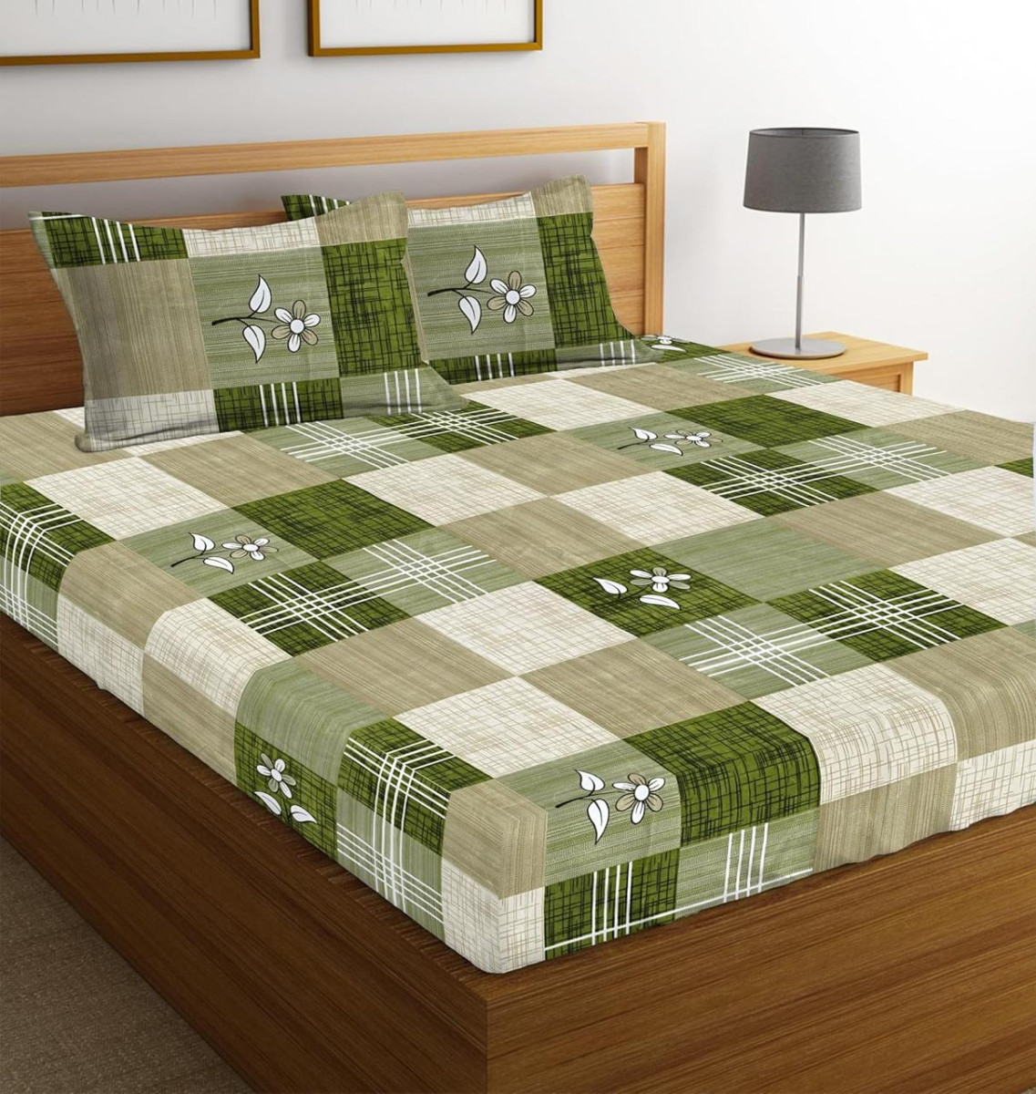 Bsb Home Double Floral Bedsheet With 2 Pillow Covers 198 – Best Price in In