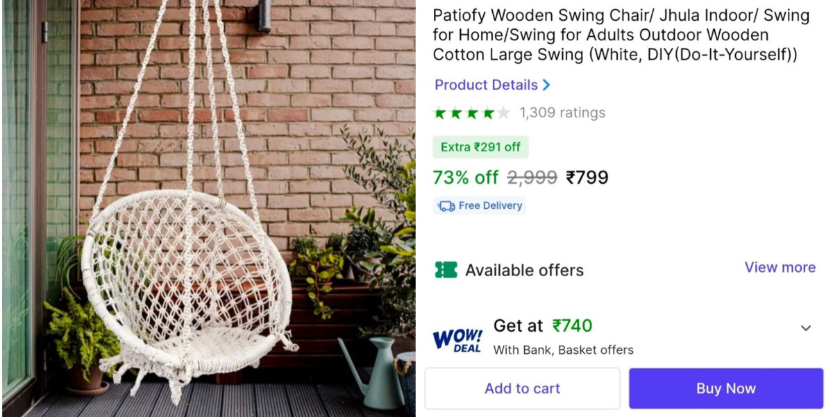 Swing Chair (jhula) At 799 – Best Price in India